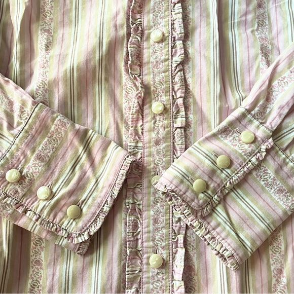 Lilly Pulitzer Ruffle Button Down - Picture 4 of 5